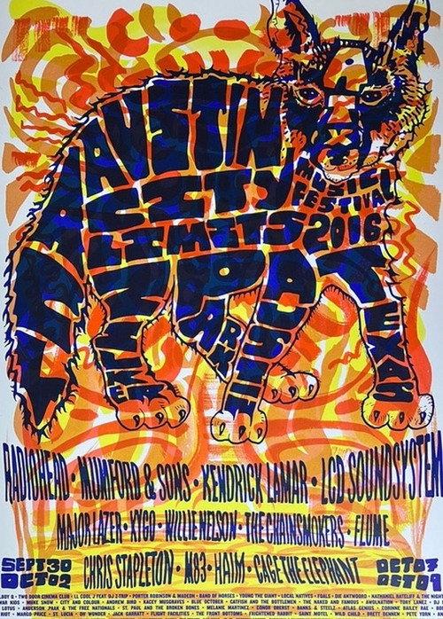 Radiohead: Austin City Limits Music Festival 2016 2016 official movie poster