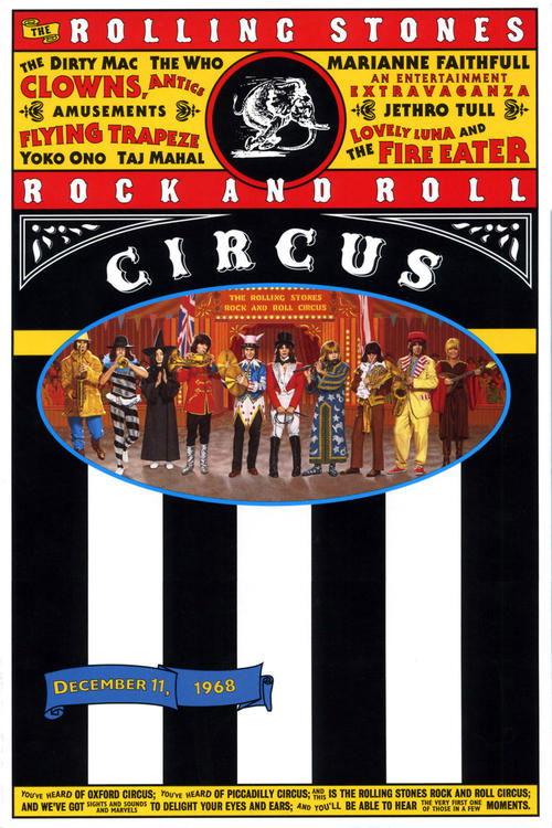 The Rolling Stones Rock and Roll Circus 1996 official movie poster