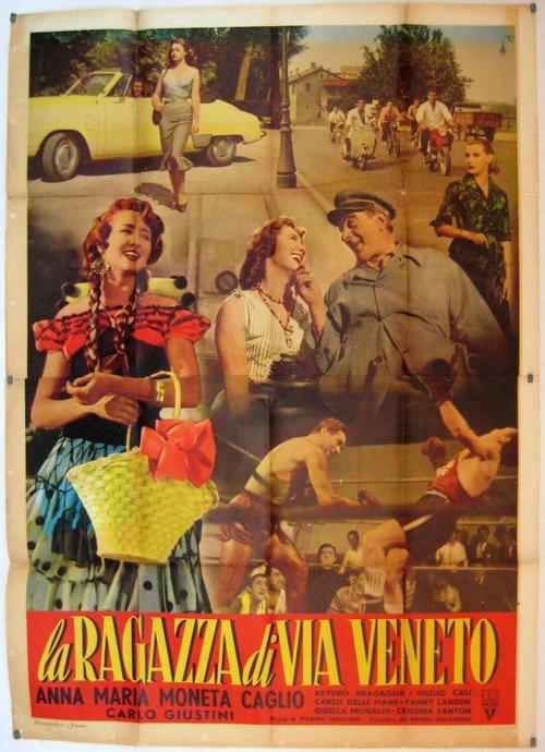 La ragazza di Via Veneto 1955 official movie poster