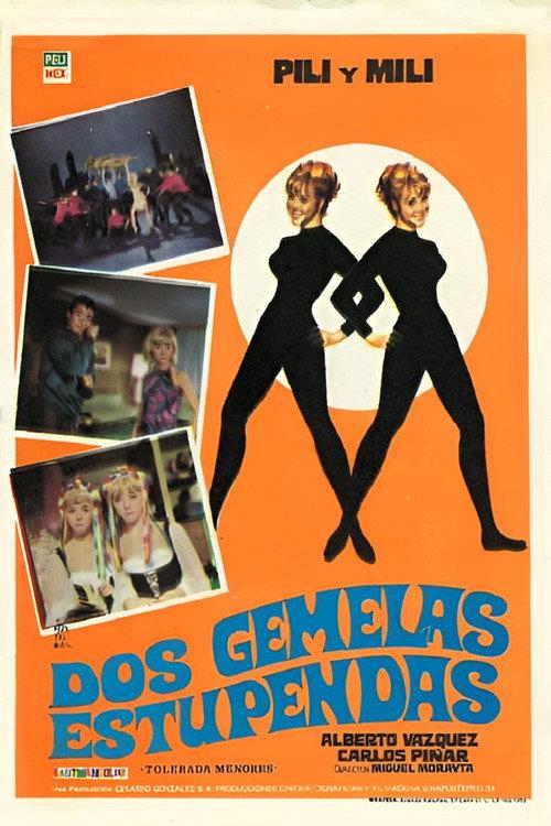 Dos gemelas estupendas 1968 official movie poster