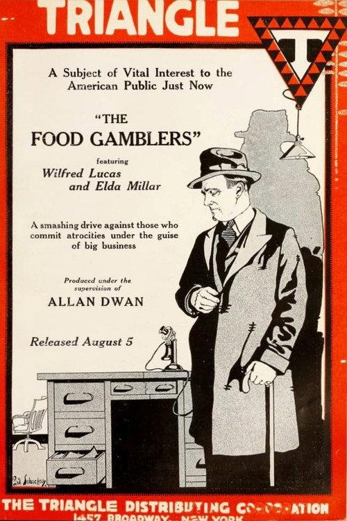 The Food Gamblers 1917 official movie poster