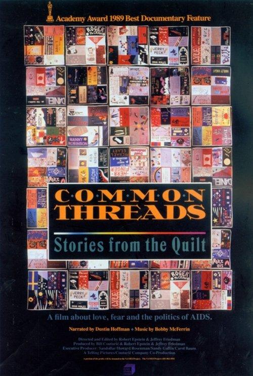 Common Threads: Stories from the Quilt 1989 official movie poster