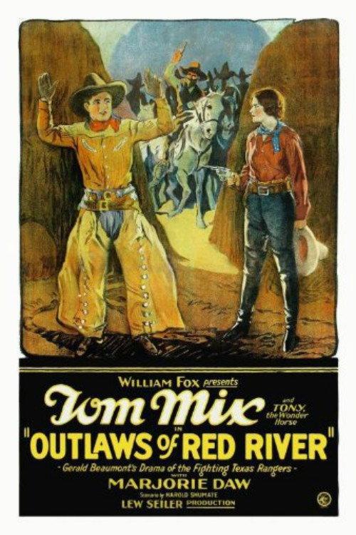 Outlaws of Red River 1927 official movie poster