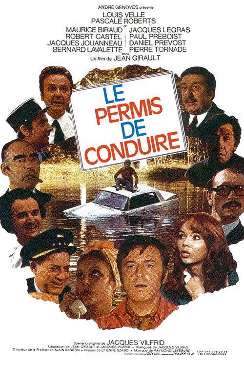 Le Permis de conduire 1974 official movie poster