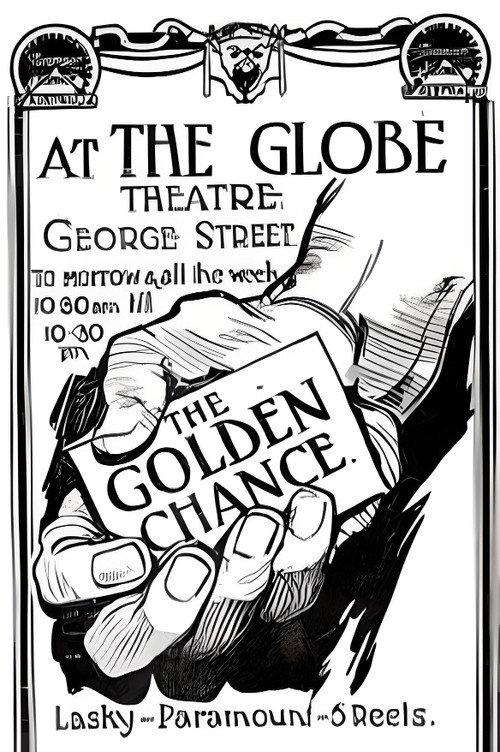 The Golden Chance 1915 official movie poster