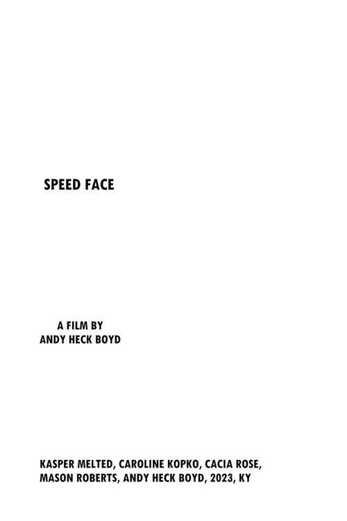 Speed Face 2023 official movie poster