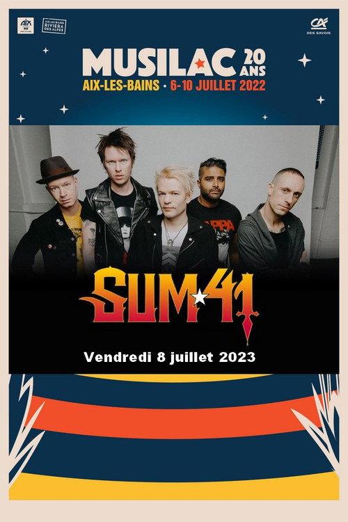 Sum 41 - Musilac 2022 2023 official movie poster