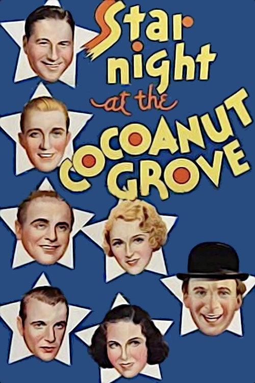 Star Night at the Cocoanut Grove 1934 official movie poster