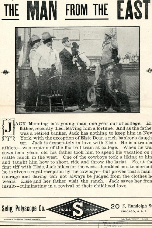 The Man from the East 1911 official movie poster