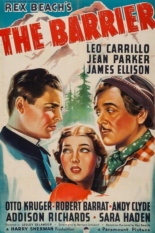 The Barrier 1937 official movie poster