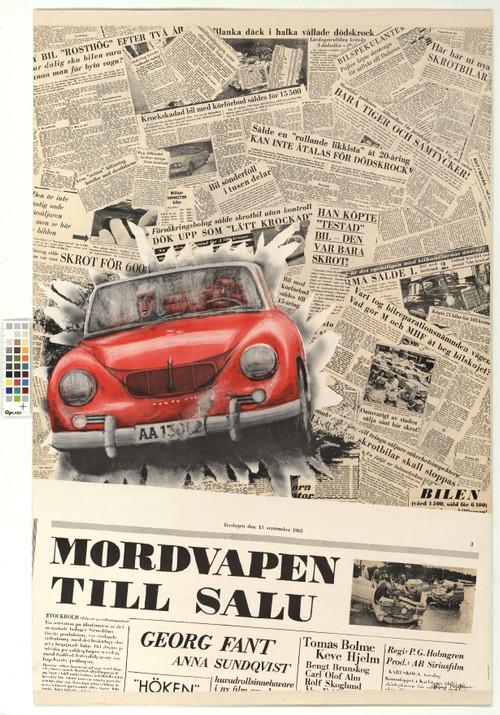 Mordvapen till salu 1963 official movie poster