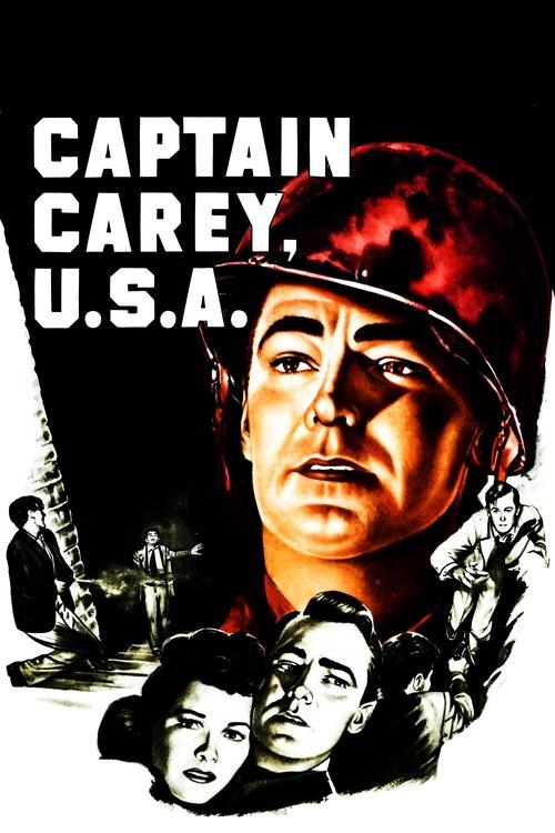Captain Carey, U.S.A. 1950 official movie poster