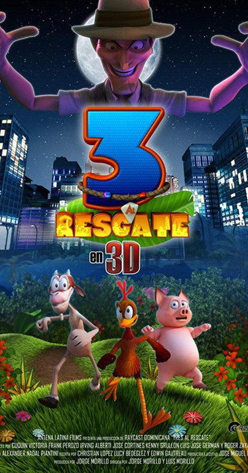 3 al Rescate 2011 official movie poster