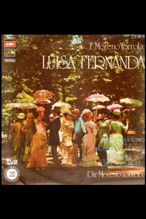 Luisa Fernanda 1973 official movie poster