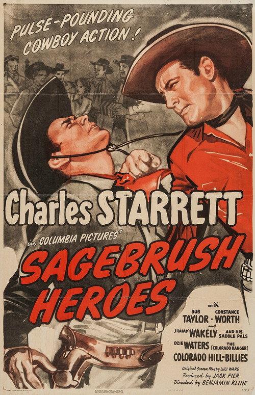 Sagebrush Heroes 1945 official movie poster