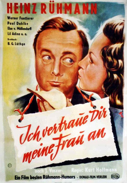 Ich vertraue Dir meine Frau an 1943 official movie poster
