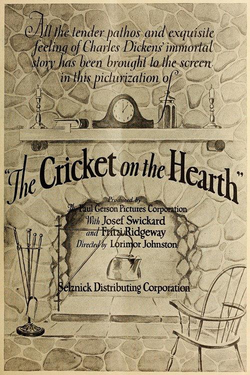 The Cricket on the Hearth 1923 official movie poster