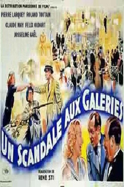 Un scandale aux Galeries 1937 official movie poster
