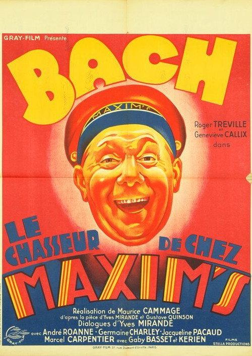 Maxim's Porter 1939 official movie poster