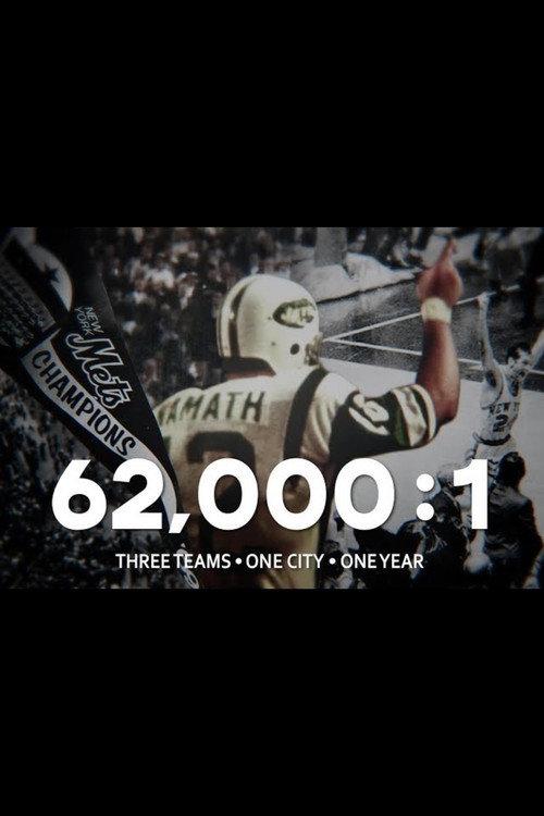62,000:1 Three Teams One City One Year 2019 official movie poster