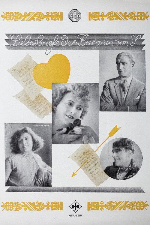 Love Letters of Baroness S 1924 official movie poster