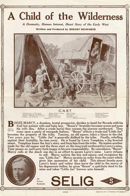 A Child of the West 1912 official movie poster