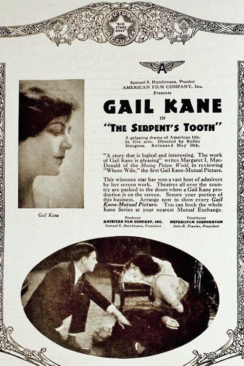 The Serpent's Tooth 1917 official movie poster