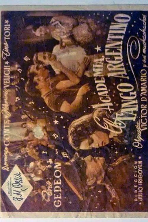 Academia "El Tango Argentino" 1942 official movie poster