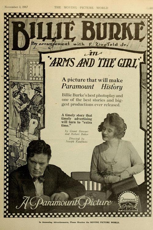 Arms and the Girl 1917 official movie poster