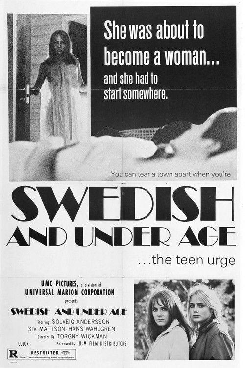 Swedish and Underage 1969 official movie poster