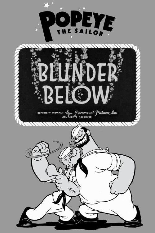 Blunder Below 1942 official movie poster