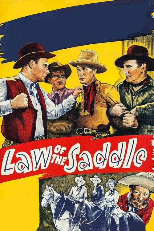 Law of the Saddle 1943 official movie poster