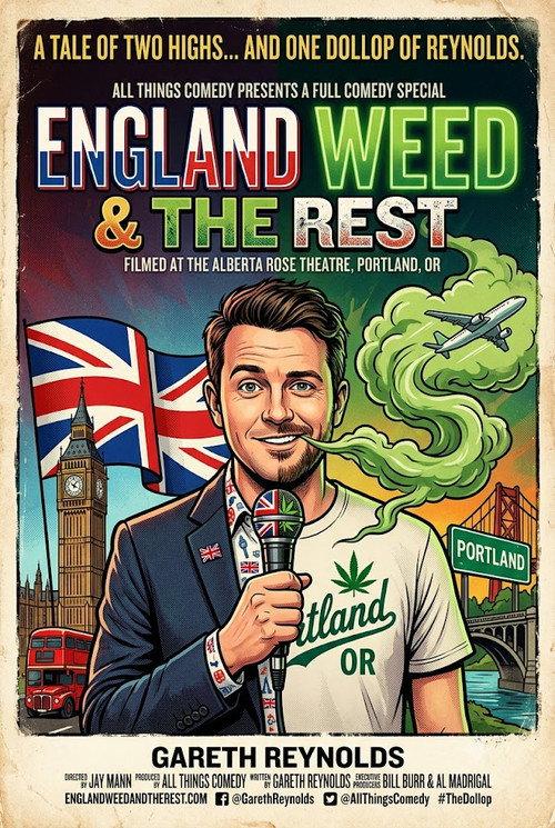 Gareth Reynolds: England, Weed & The Rest 2022 official movie poster