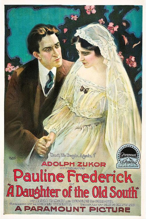 A Daughter of the Old South 1918 official movie poster