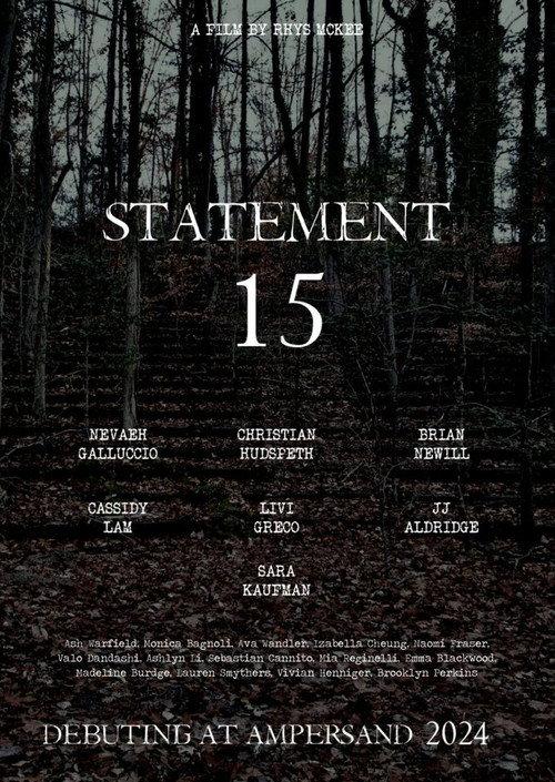 Statement 15 2024 official movie poster