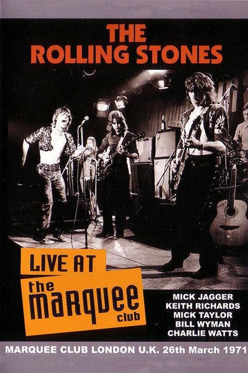 The Rolling Stones: The Marquee Club 1971 1971 official movie poster