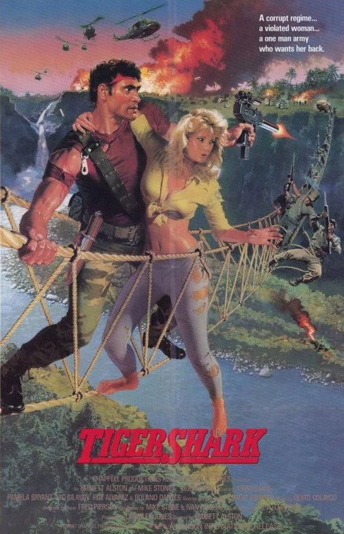 Tigershark 1987 official movie poster