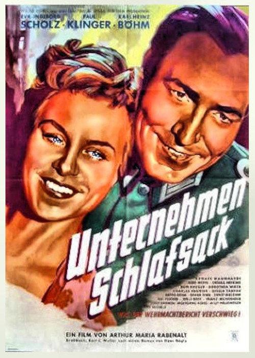 Unternehmen Schlafsack 1955 official movie poster