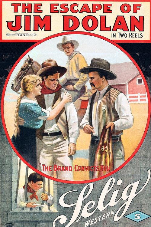 The Escape of Jim Dolan 1913 official movie poster