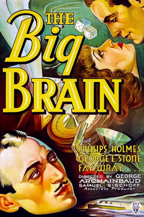 The Big Brain 1933 official movie poster