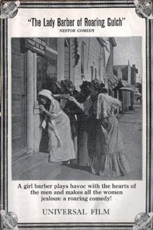 The Lady Barber of Roaring Gulch 1912 official movie poster