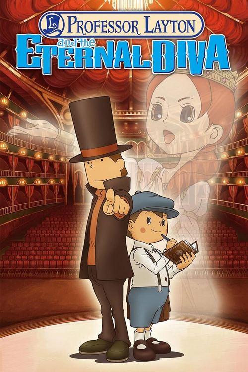 Professor Layton and the Eternal Diva 2009 official movie poster