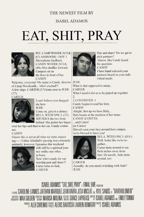 Eat, Shit, Pray 2023 official movie poster
