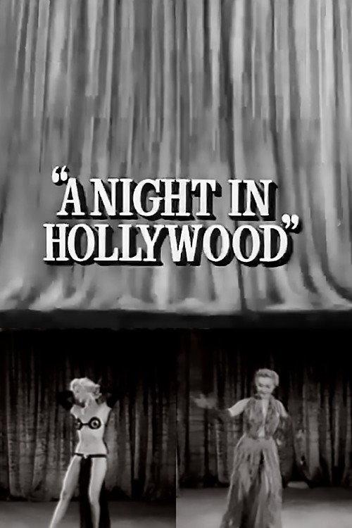 A Night in Hollywood 1953 official movie poster