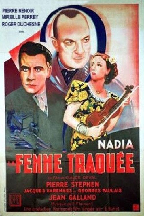 Nadia la femme traquée 1940 official movie poster