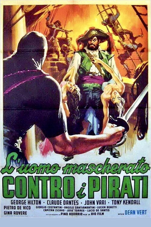 The Masked Man Against the Pirates 1964 official movie poster