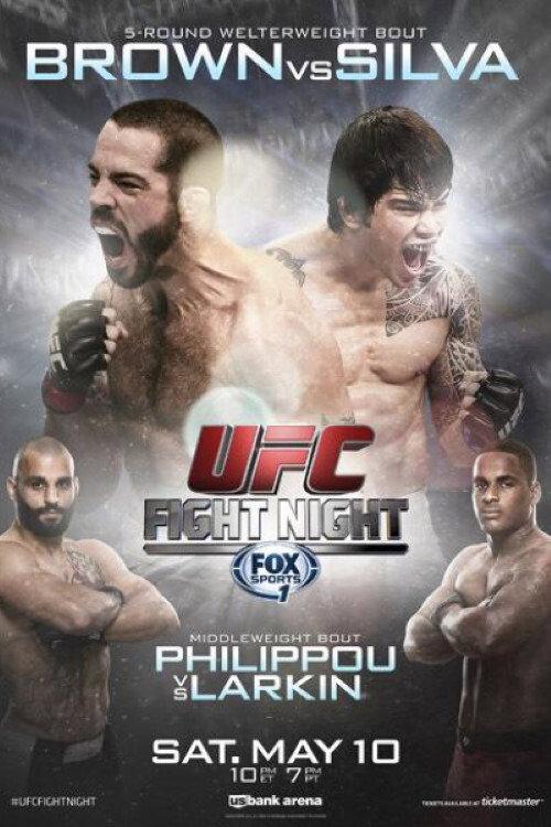 UFC Fight Night 40: Brown vs. Silva 2014 official movie poster