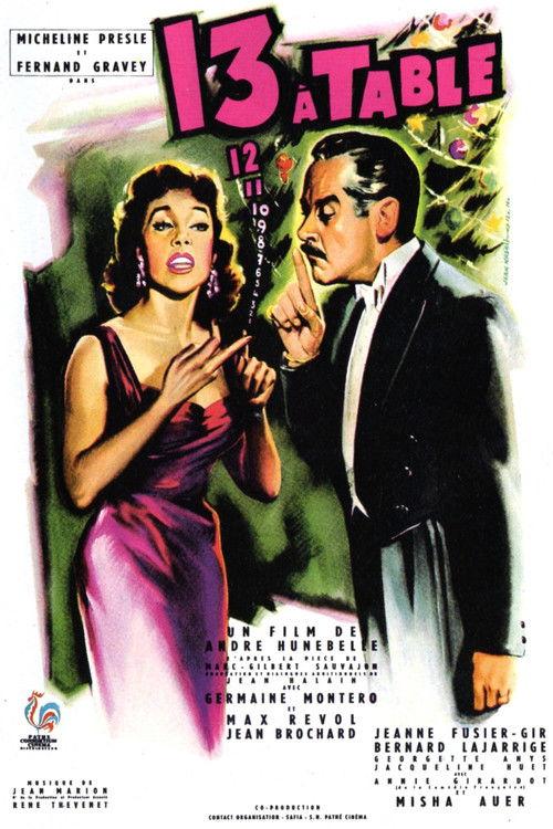 Thirteen at the Table 1955 official movie poster