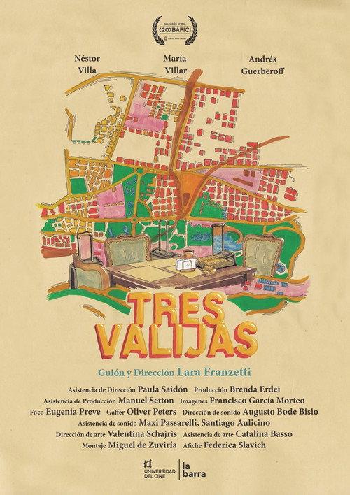 Tres valijas 2018 official movie poster