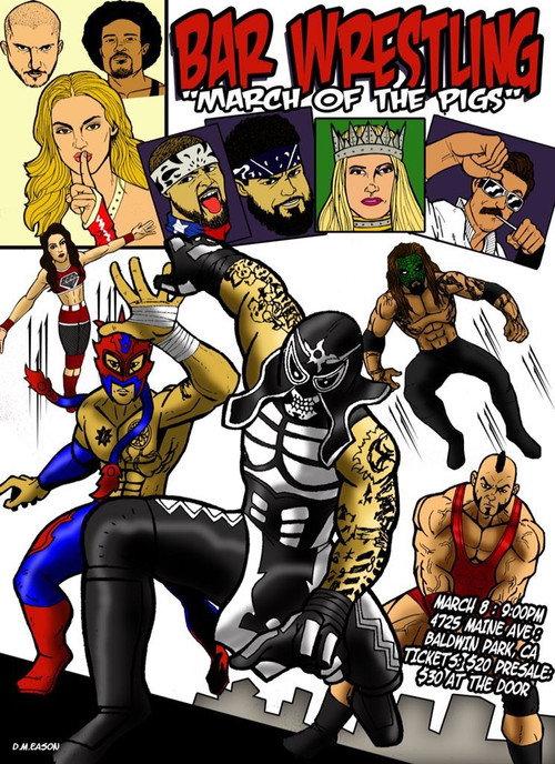 Bar Wrestling 10: March Of The Pigs 2018 official movie poster